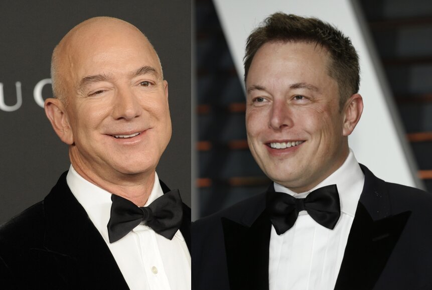 Elon Musk Takes On Jeff Bezos As Twitter Reportedly Refuses To Honor ...