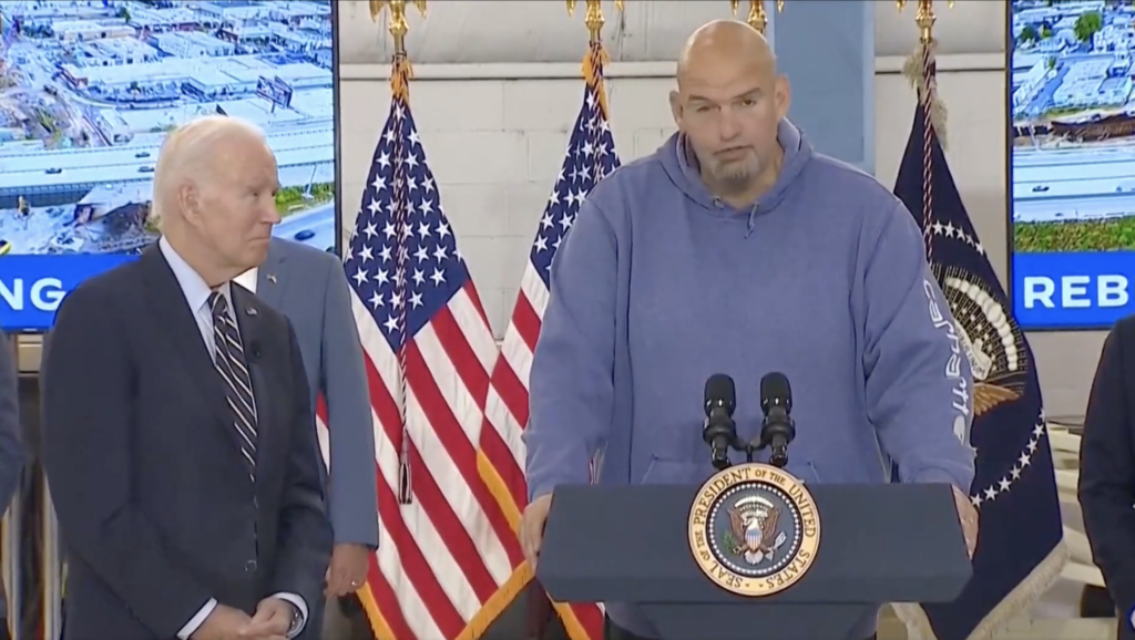 "Worse Than Anything In Idiocracy" Fetterman Stumbles Through Speech