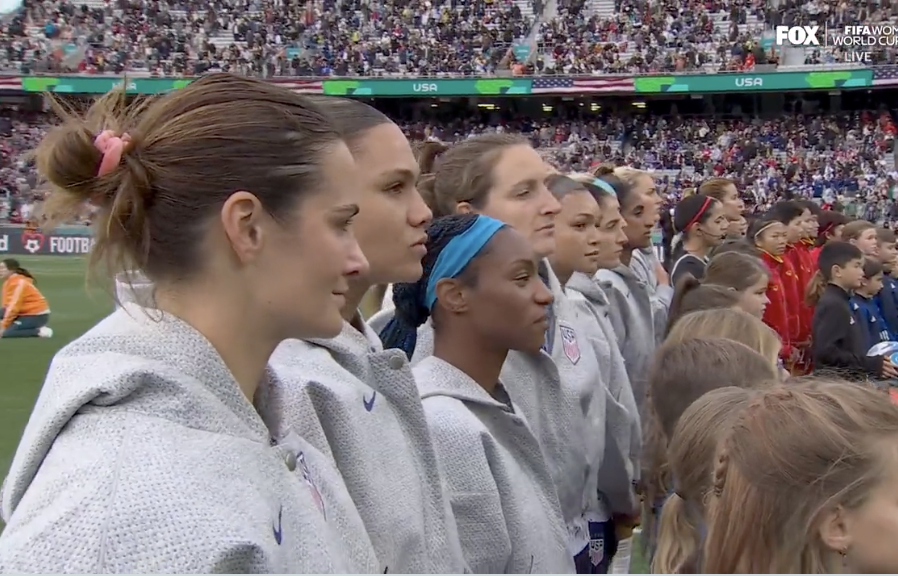 Watch Us Womens Soccer Team Hammered For National Anthem Incident An International 