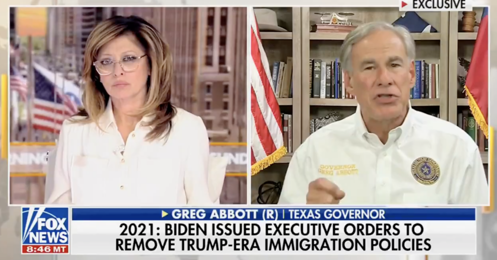 "Biden Can Take Action Today": Gov. Abbott Sounds Off On Biden Border ...