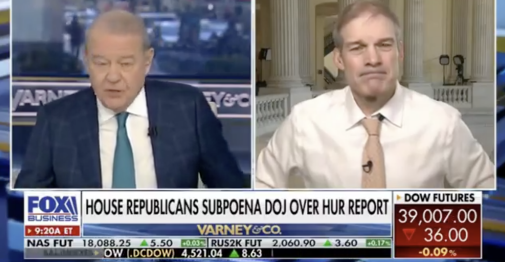 WATCH: Jim Jordan Drops Major Update On Hunter Biden Investigation ...