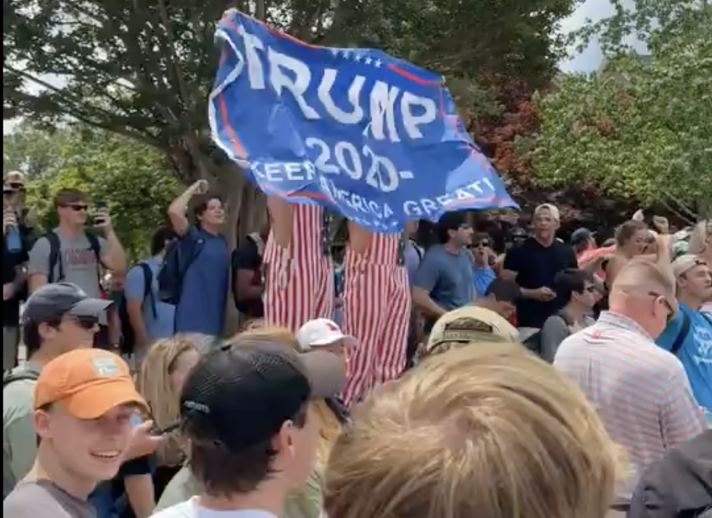 WATCH: "We Want Trump" Chants Break Out At Ole Miss Protests - The American Tribune.com