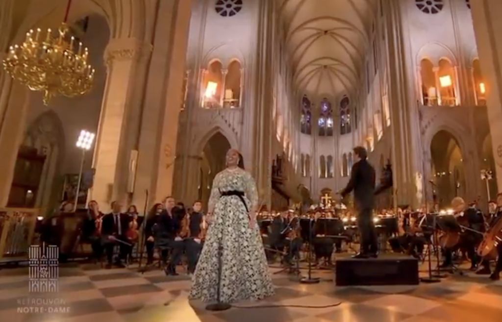 “I am Brought to Tears”:  Woman Sings Stunning Rendition of “Amazing Grace” at Notre Dame [WATCH]