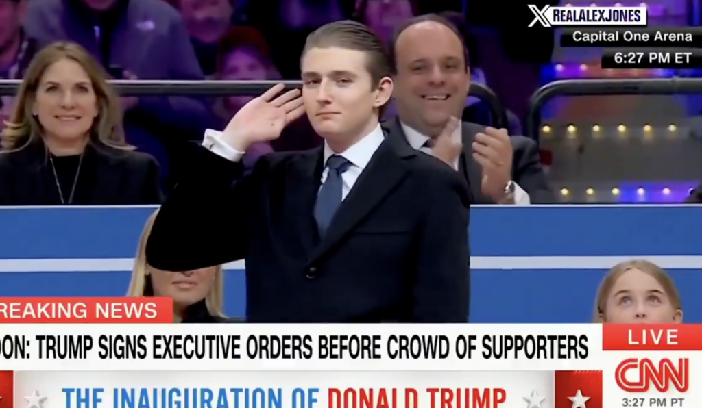 WATCH Crowd Goes Wild After Trump Credits Barron For Huge Help In