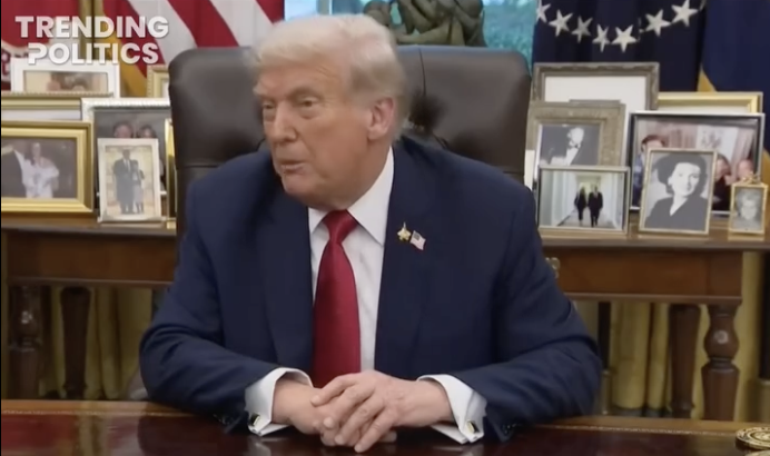 WATCH: Entire Oval Office Bursts into Laughter after Woke Reporter Tries Bringing UP Jasmine Crockett