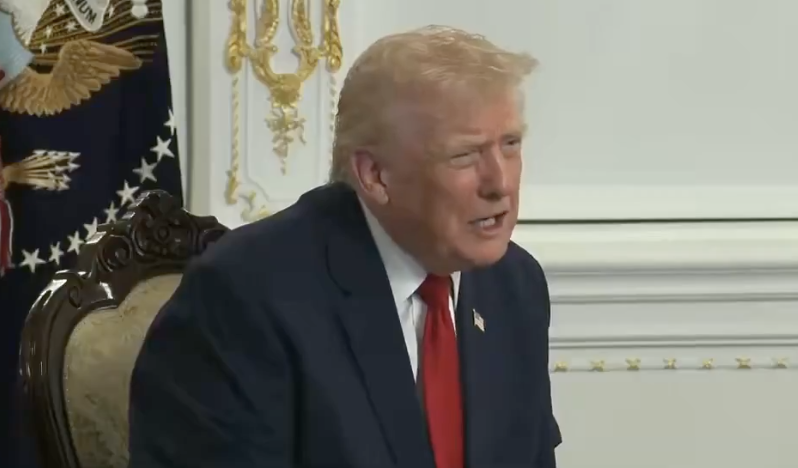 WATCH: President Trump Says His Tariffs Could Help Him “Almost Completely” Eliminate the Income Tax