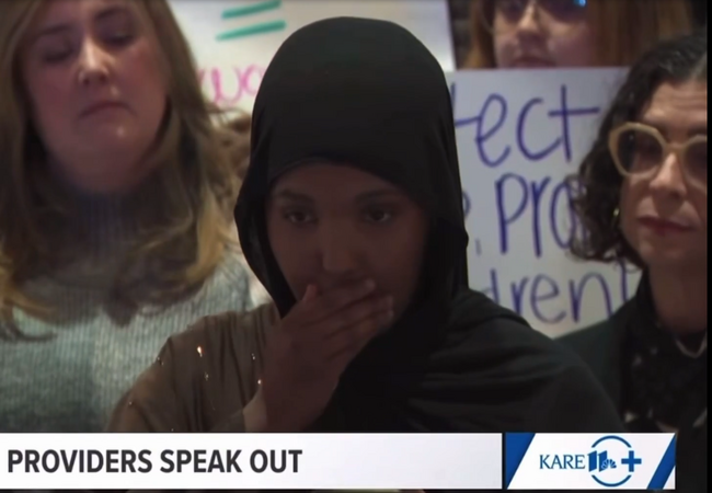 WATCH: Somali Migrant Freezes When Reading “Fraud is Bad” from Script She Was Given for Press Release