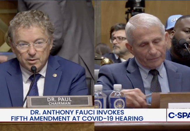WATCH: Fauci’s Face Says It All When Rand Paul Corners Him With Crucial Fact Check