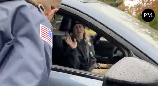 WATCH: Leftist Agitator Who Tried to Spy On, Help Ambush Federal Agents Cries and Hyperventilates While Getting Detained