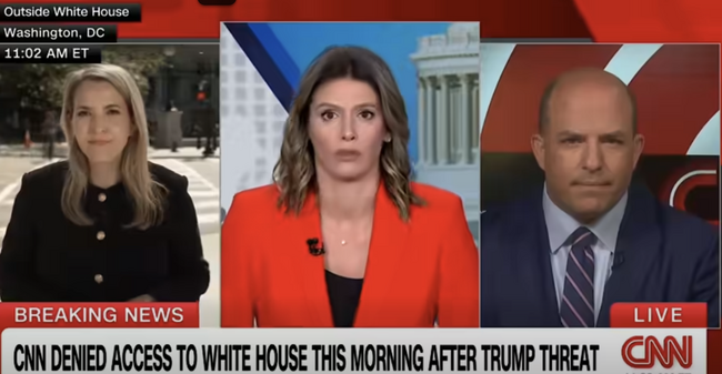 “Tell the Truth”: Sidewalk Passers-by Roast CNN as It Throws a Temper Tantrum on the Street about Being Kicked Out of the White House [WATCH]